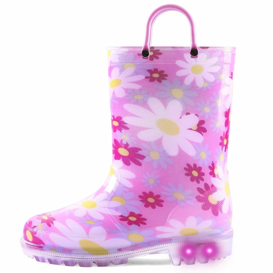 Kids my soft | Flower Pattern Kidsrain Boots