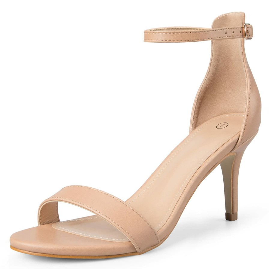 Women my soft Dress Heels | Trendy Open Toe Pump Stiletto Sandals