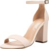 Women my soft Dress Heels | Adjustable Ankle Strap 3.5" Heel Sandals