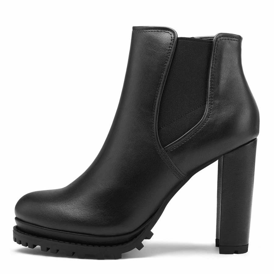 Women my soft Heeled Boots | High Heel Chelsea Ankle Boots With Side Zipper