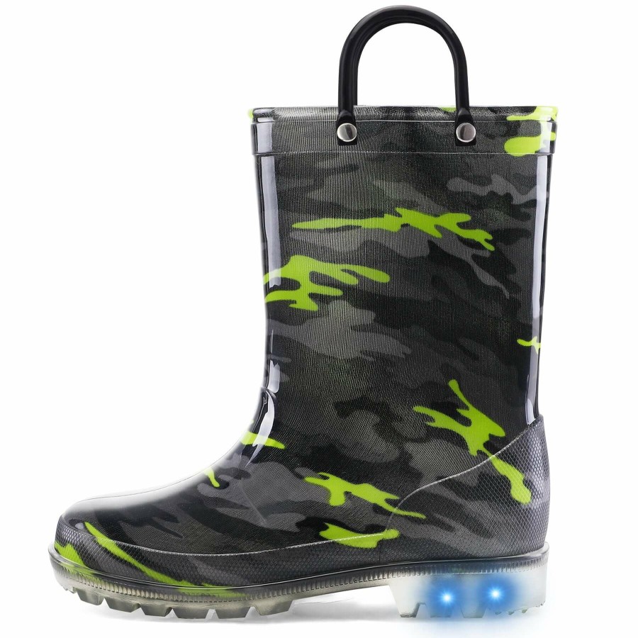 Kids my soft | Camouflage Lighted Rain Boots Kids