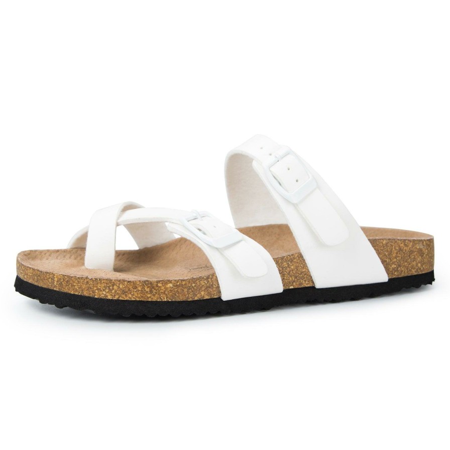 Women my soft | Arch Support Flip Flop Sandals With Cork Footbed