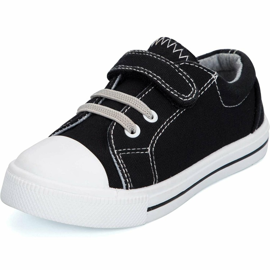 Kids my soft | Single Hook And Loop Sneakers White/Black/Grey