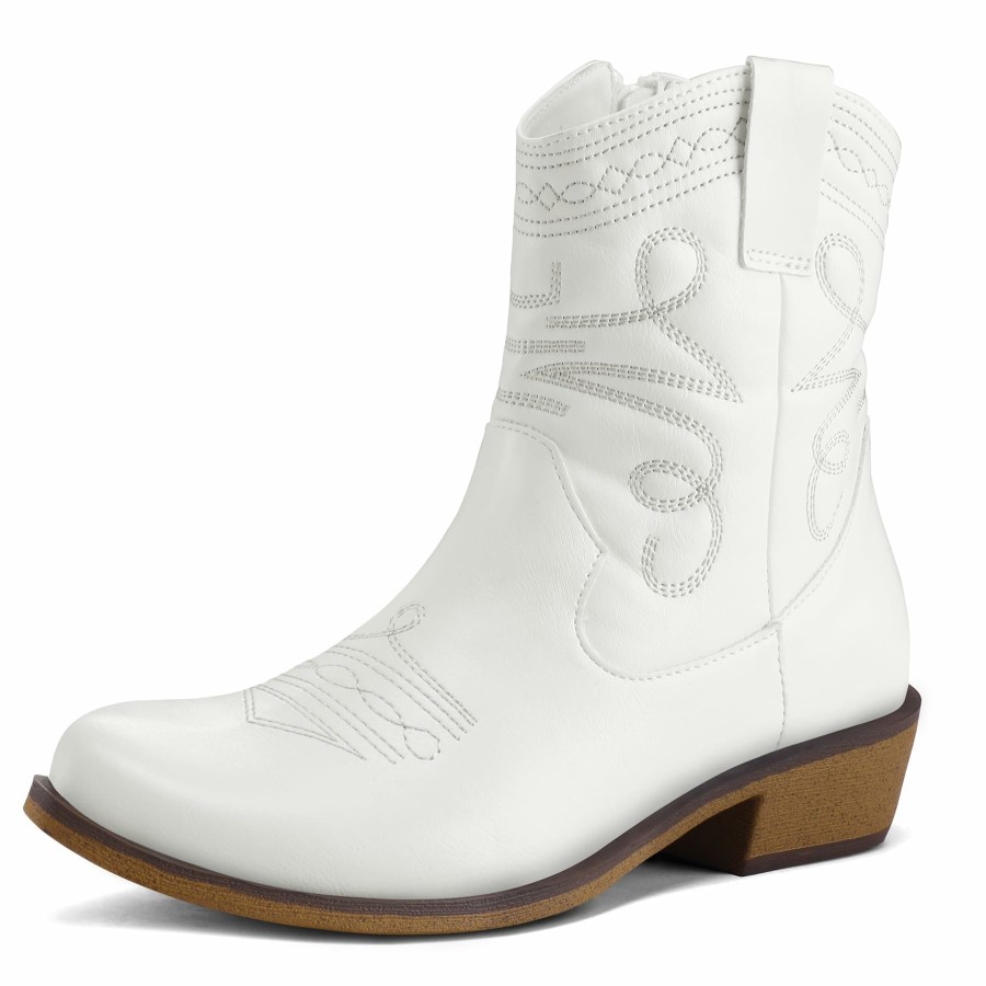 Women my soft Cowboy & Cowgirl Boots | Western Low Heel Cowgirl Boots