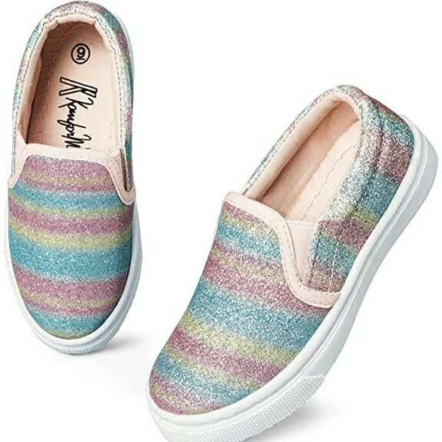 Kids my soft | Colorful Glitter Slip-On Espadrilles