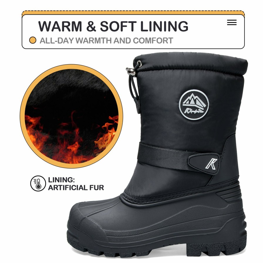 Kids my soft | Black Mountain Icons Warm Waterproof Snow Boots