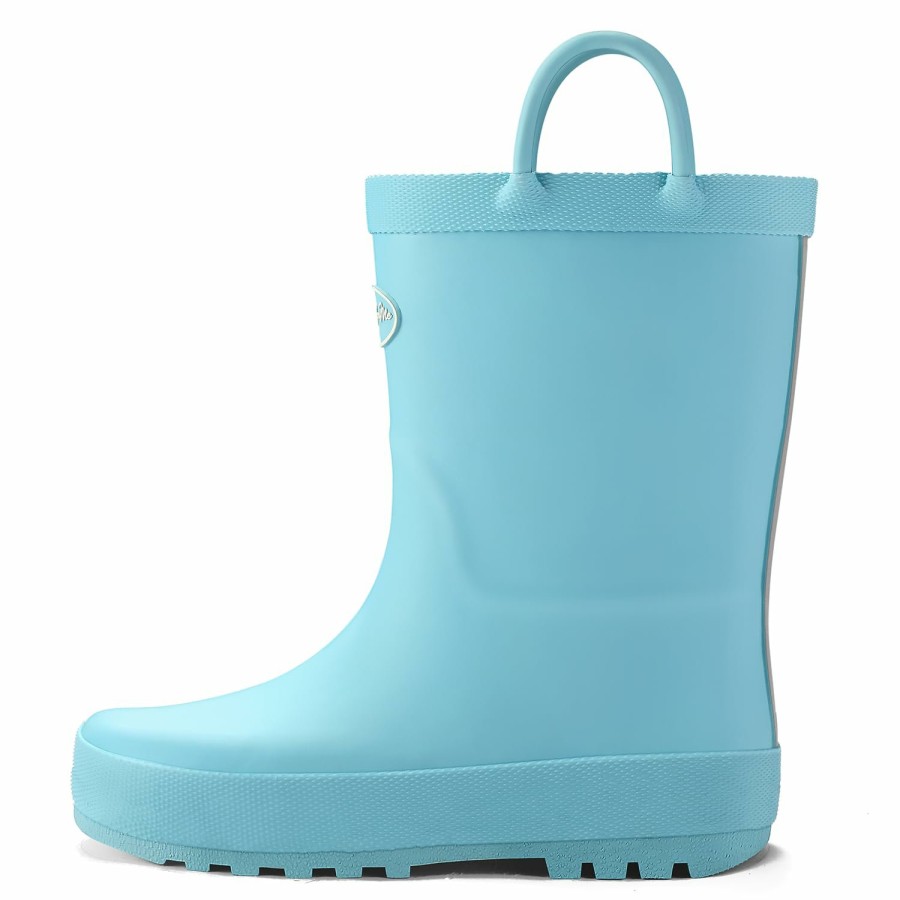 Kids my soft | Solid Matte Easy-On Handle Rain Boots