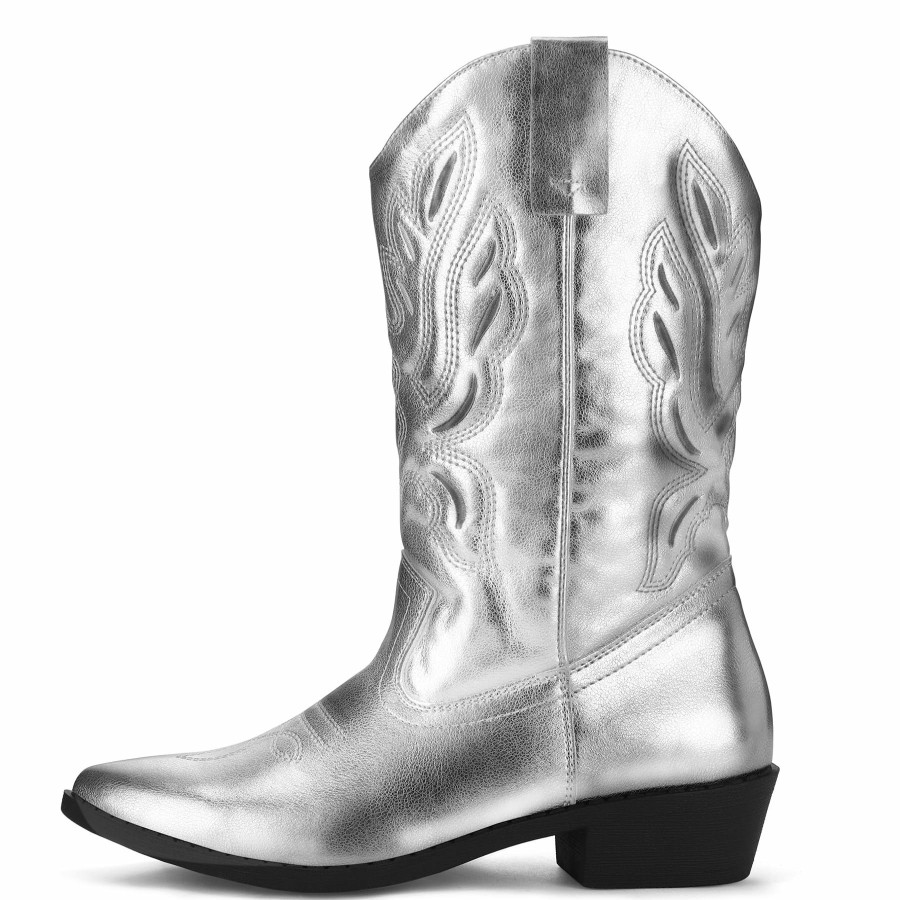 Women my soft Cowboy & Cowgirl Boots | Western Embroidered Pointed Toe Cowgirl Boots