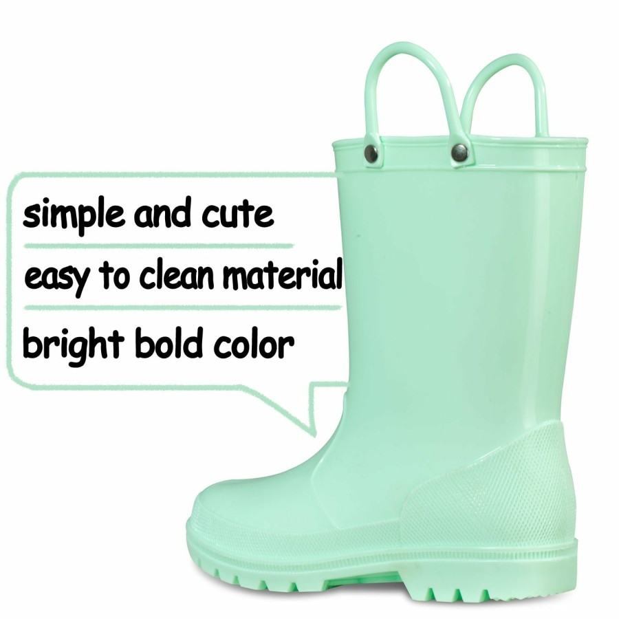 Kids my soft | Simple And Cute Waterproof Rubber Rain Boots