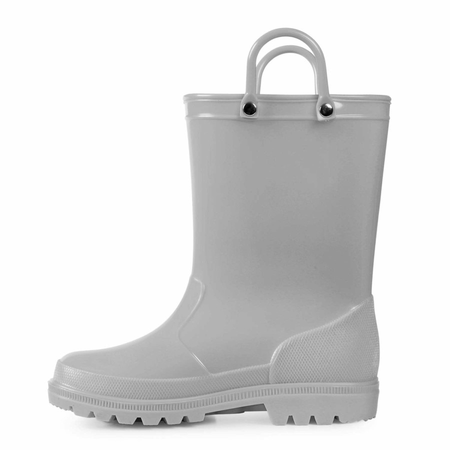 Kids my soft | Solid Color Non-Slip Rain Boots With Handle