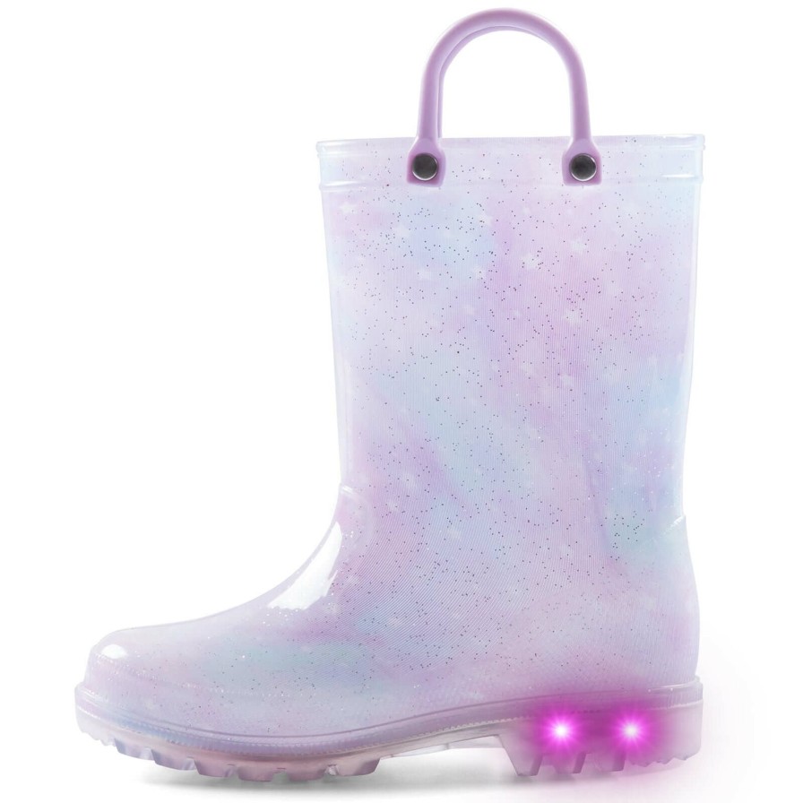 Kids my soft | Gradient Glitter Kids Rain Boots