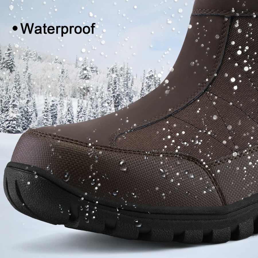 Men my soft | Waterproof Winter Boots With Reflective Tape