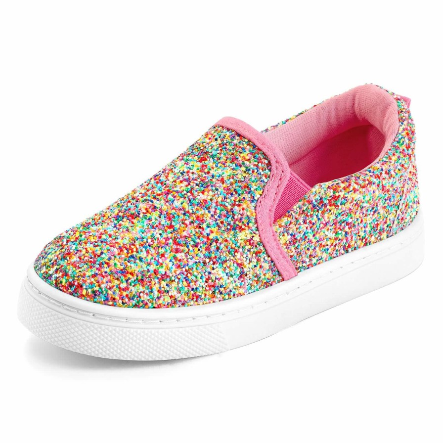 Kids my soft | Candy Sequin Slip-On Canvas Shoes