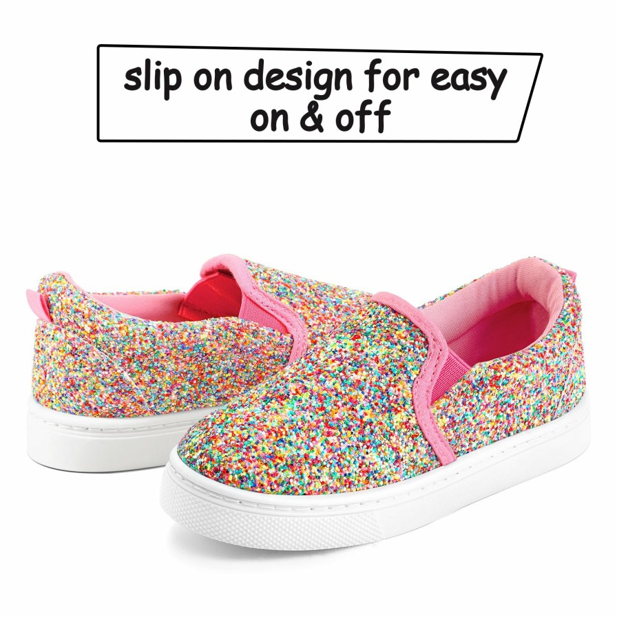 Kids my soft | Candy Sequin Slip-On Canvas Shoes