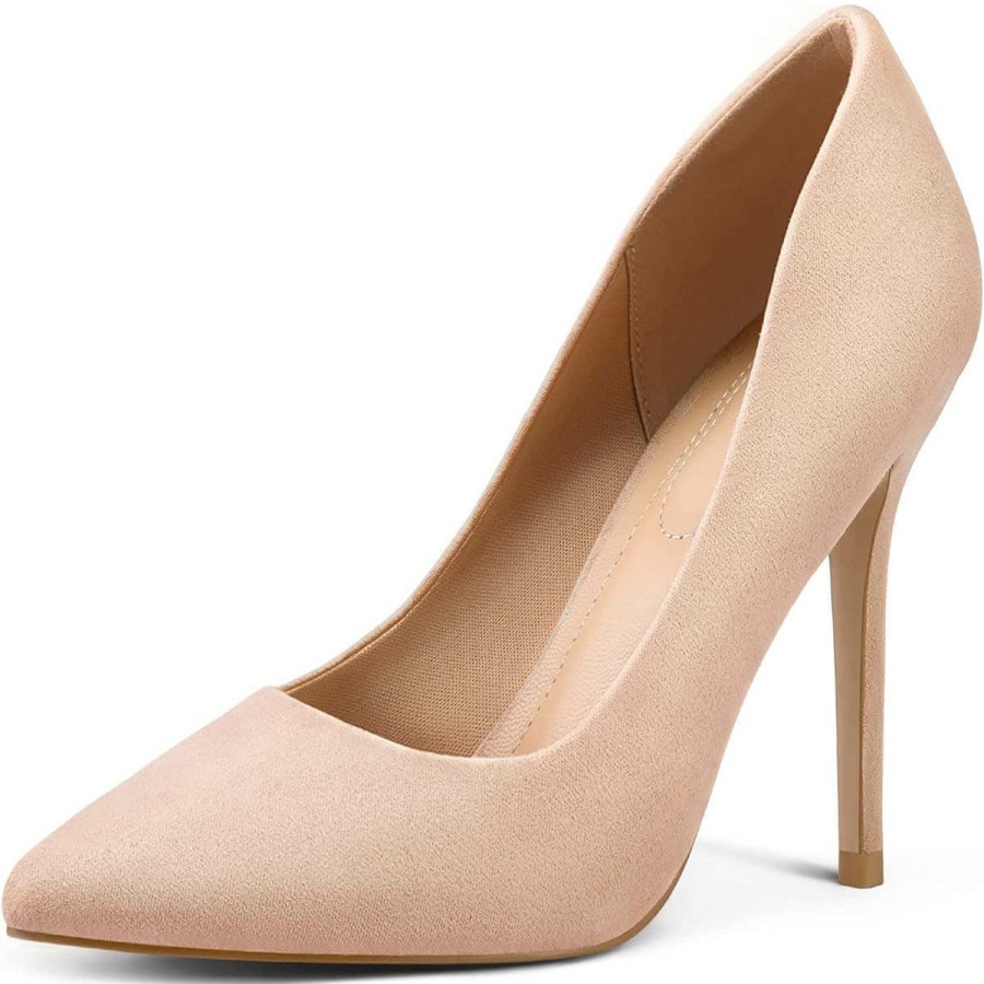 Women my soft Dress Heels | Classic 4 Inch Pointed Toe Heel Dress Wedding Shoes