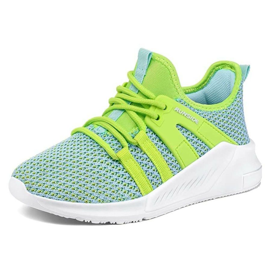 Kids my soft | Green Mesh Breathable Lightweight Tennis Sneakers