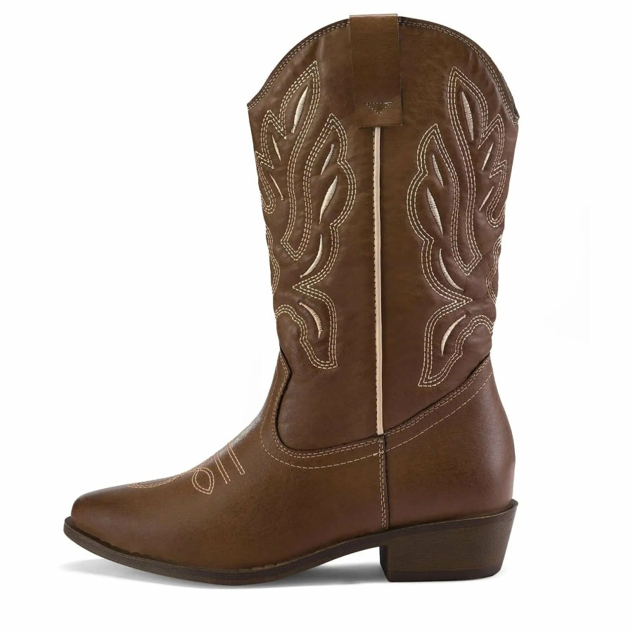 Women my soft Cowboy & Cowgirl Boots | Embroidered Mid-Calf Western Boots