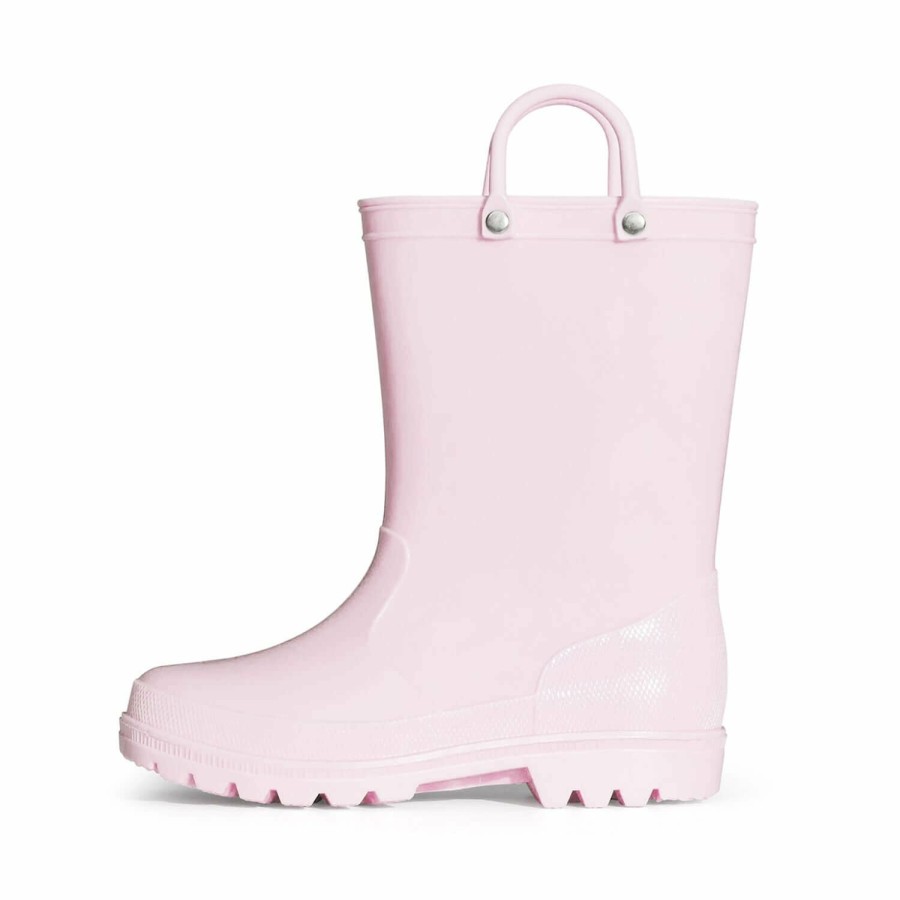 Kids my soft | Solid Color Easy-On Handle Rubber Rain Boots