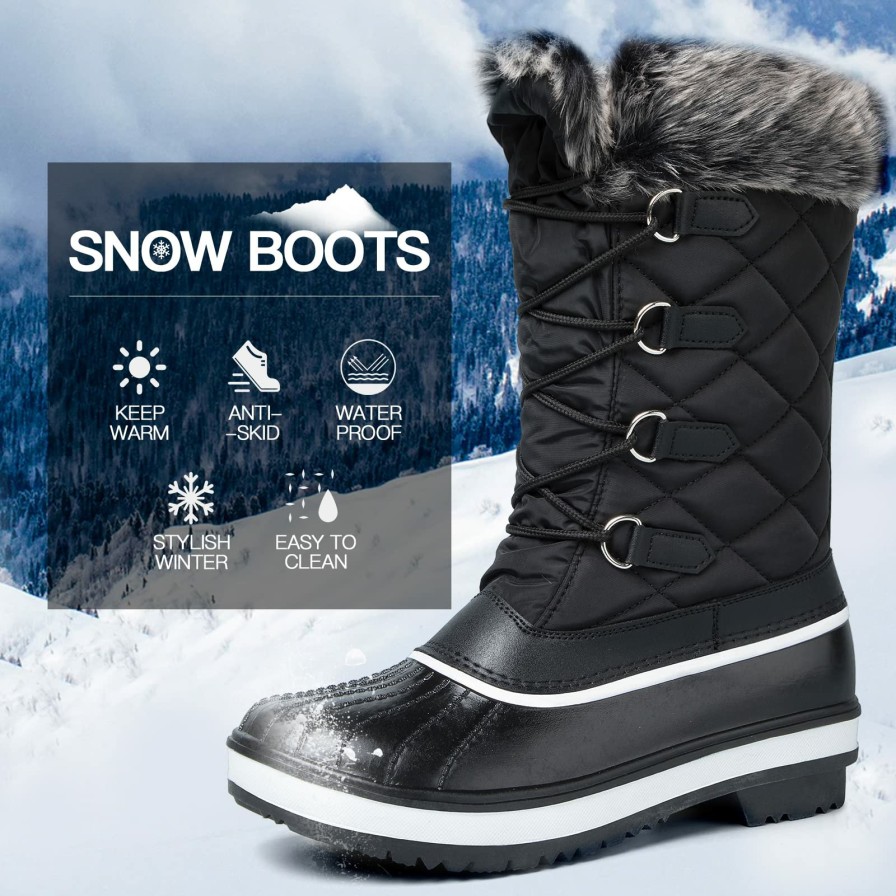 Women my soft Snow & Winter | Waterproof And Insulated Winter Boots