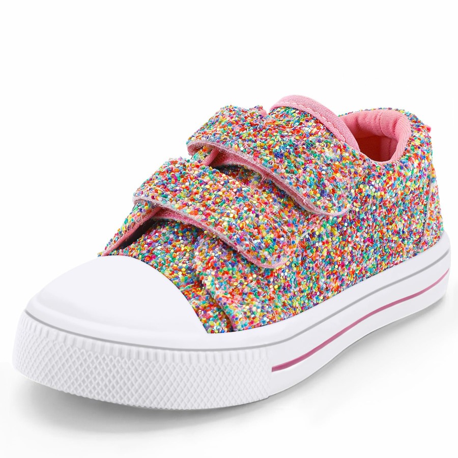 Kids my soft | K Komforme Toddler Dual Hook And Loops Canvas Sneakers Blue