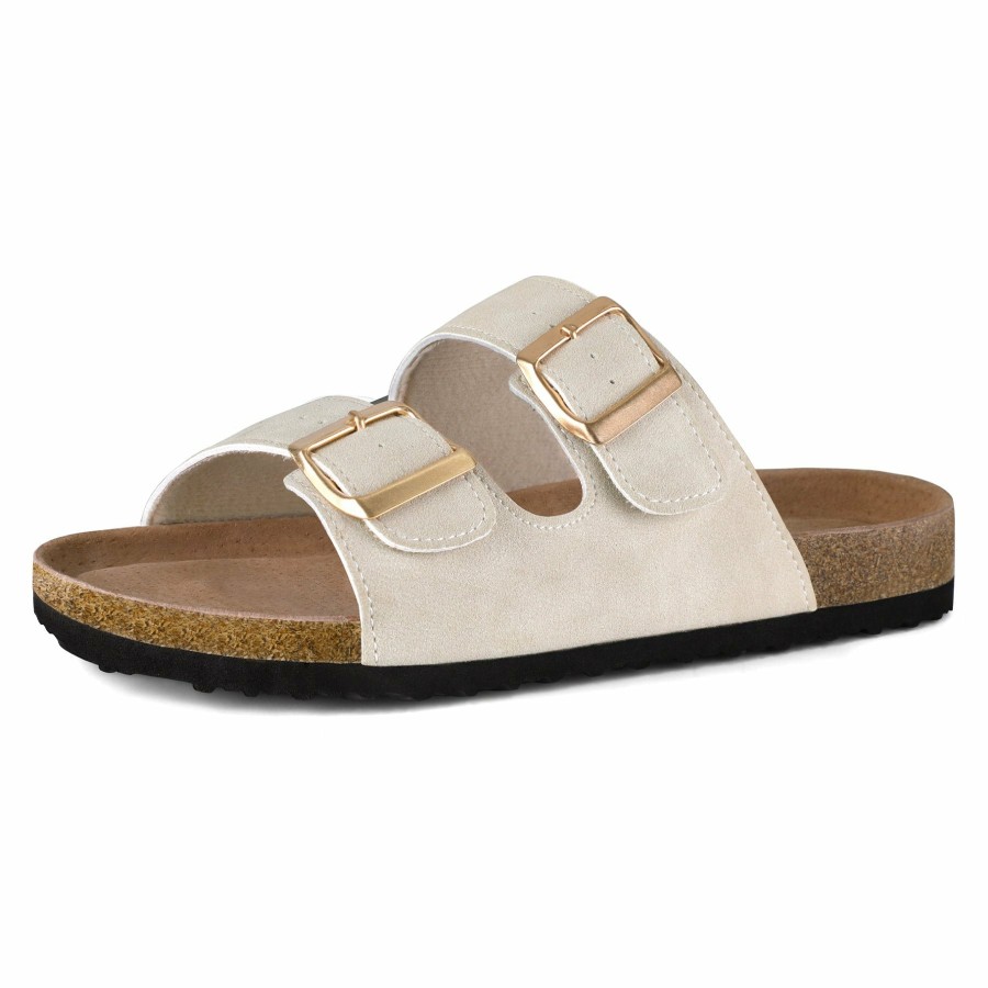 Women my soft | Light Cork Footbed Adjustable Buckle Sandals