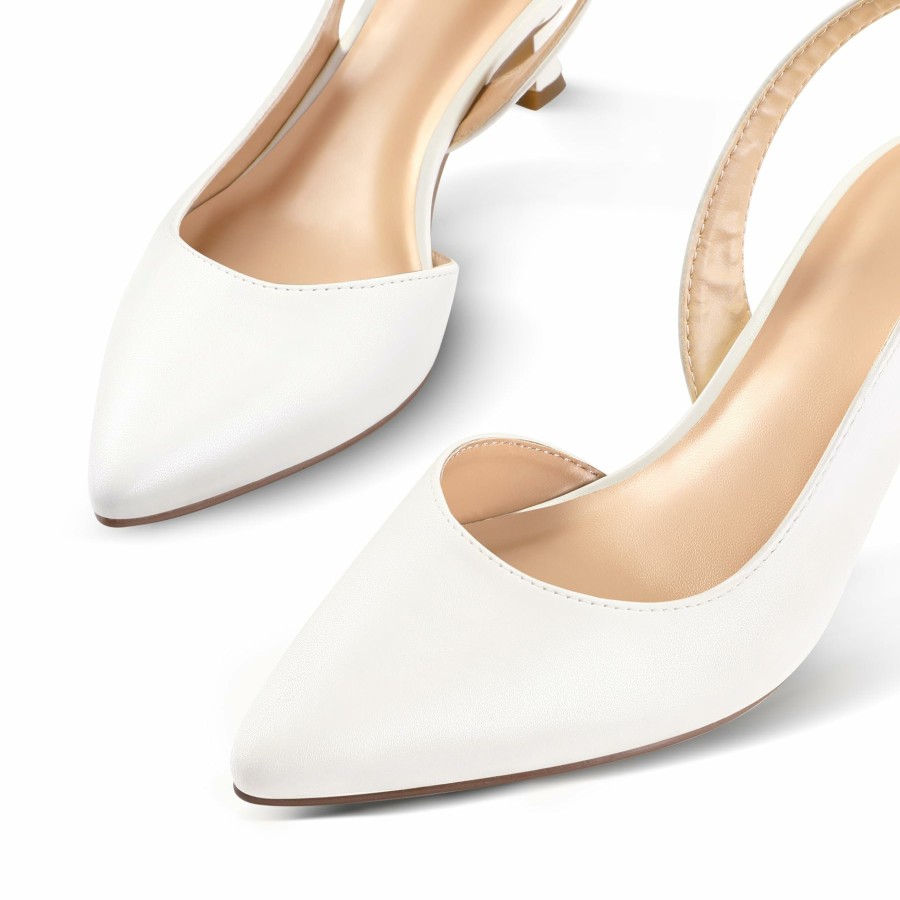 Women my soft Dress Heels | Slingback Low Heel Wedding Shoes