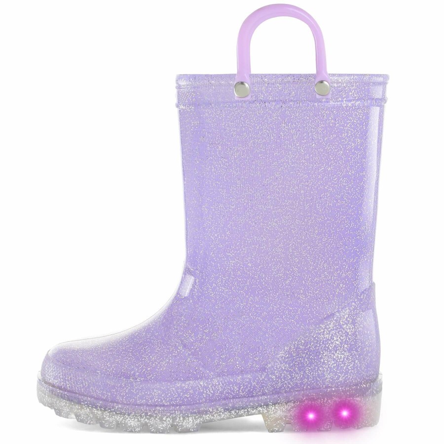 Kids my soft | Glitter Easy-On Handle Kids Rain Boots