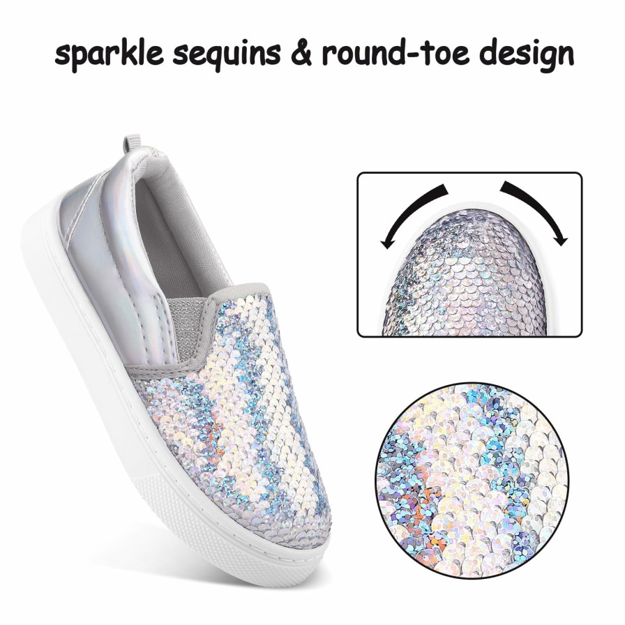 Kids my soft | Sparkle Sequins Canvas Walking Shoes