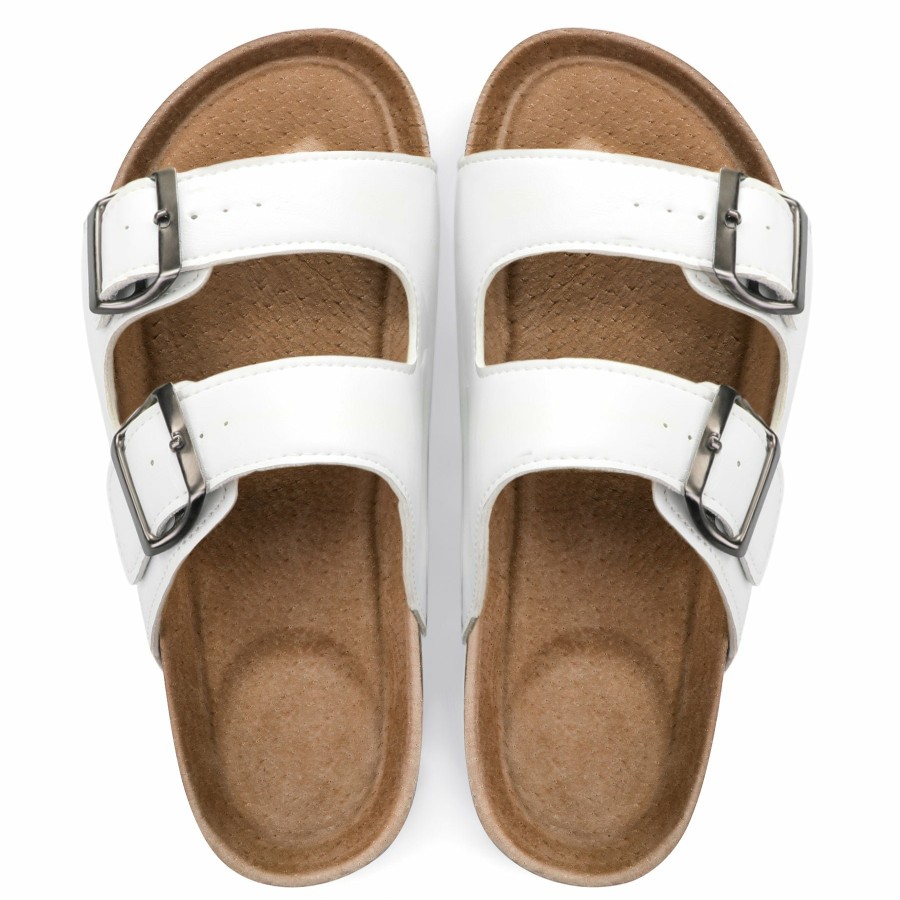 Women my soft | Light Cork Footbed Adjustable Buckle Sandals