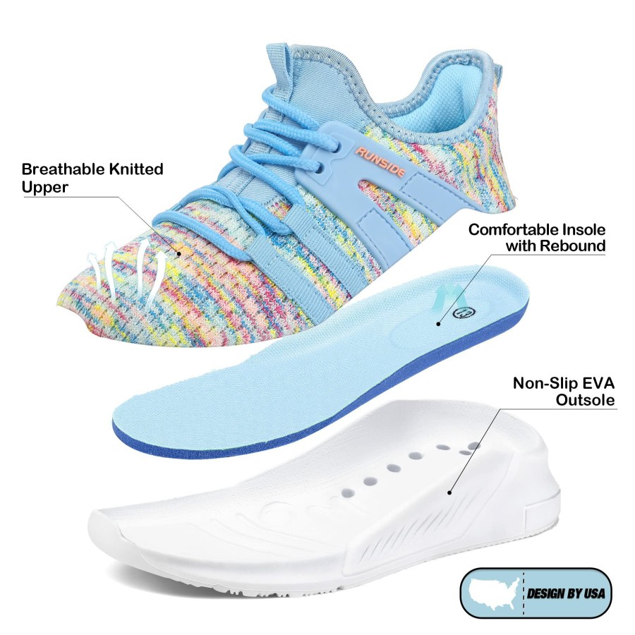 Kids my soft | Lightweight Kids Knit Sports Shoes In Colorful