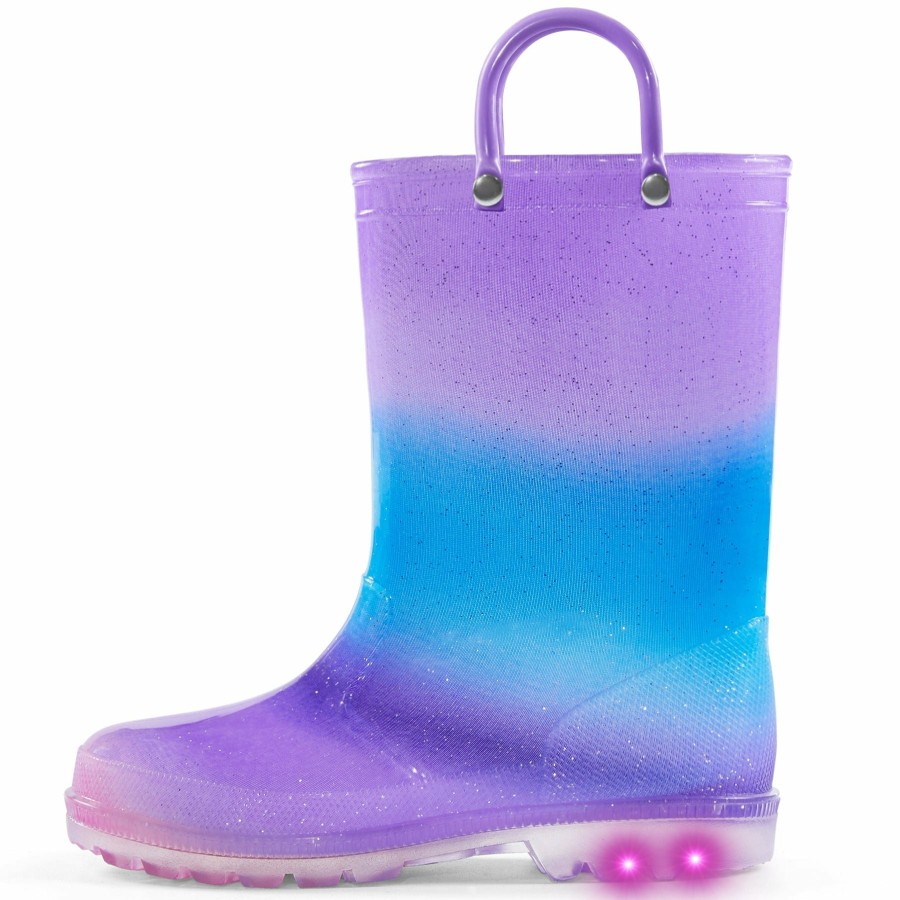 Kids my soft | Pvc Rainbow Gradient Waterproof Rubber Rain Boots