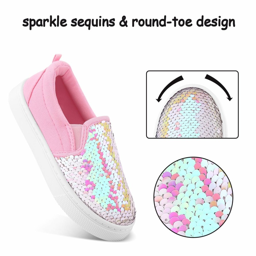 Kids my soft | Sparkle Sequins Canvas Walking Shoes