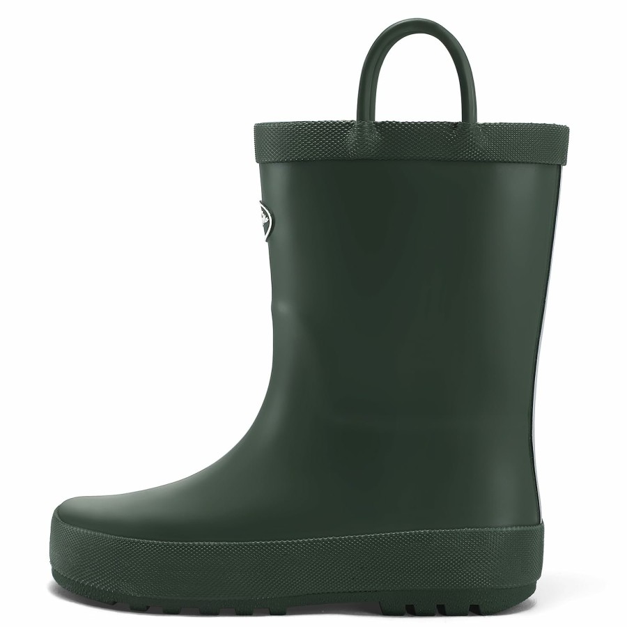 Kids my soft | Solid Matte Easy-On Handle Rain Boots