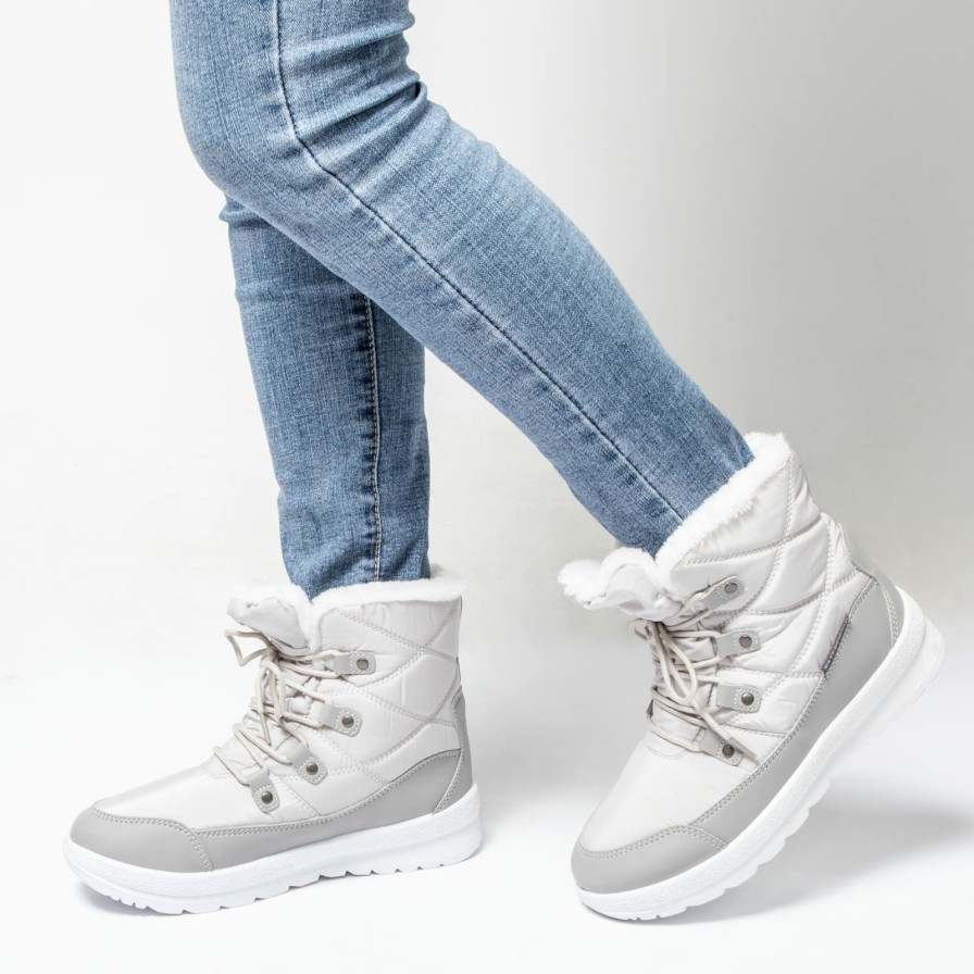 Women my soft Snow & Winter | Warm Fur Lined Lace Up Winter Boots Waterproof Shoes