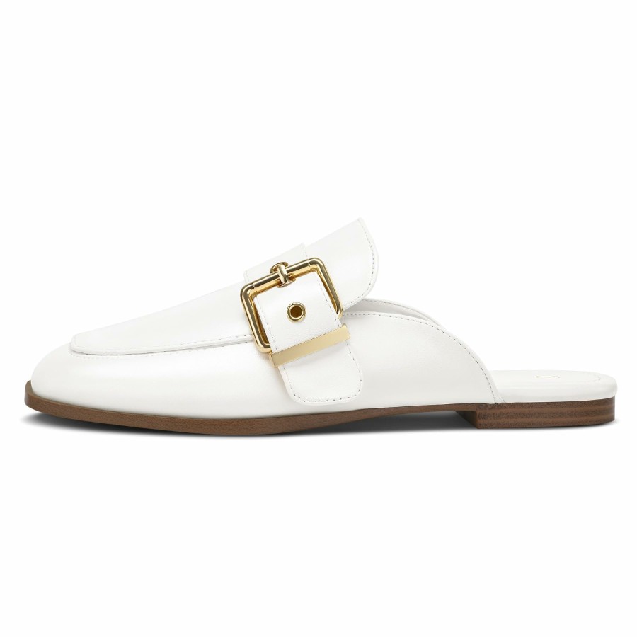 Women my soft | Square Toe Slides Backless Mules