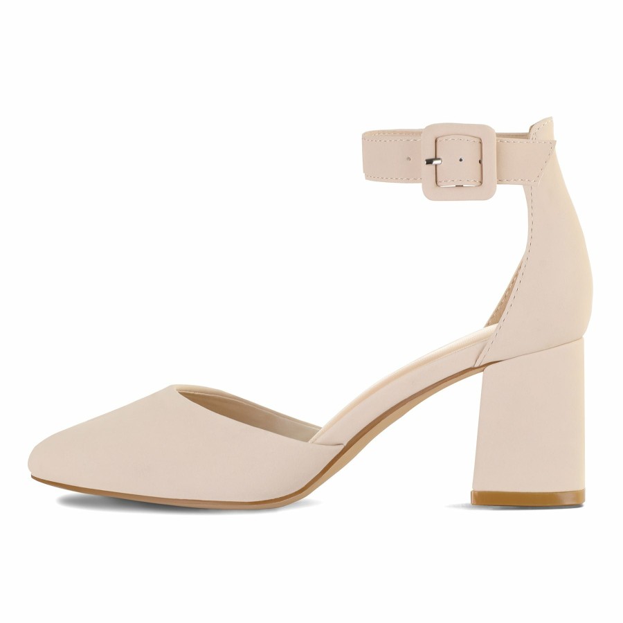 Women my soft Dress Heels | Light 2.5" Pointed Toe Closed Toe Block Heels