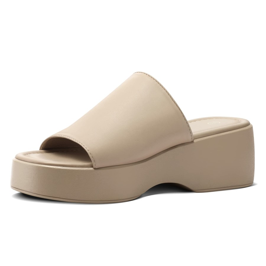 Women my soft | Slip On Platform Slide Sandals