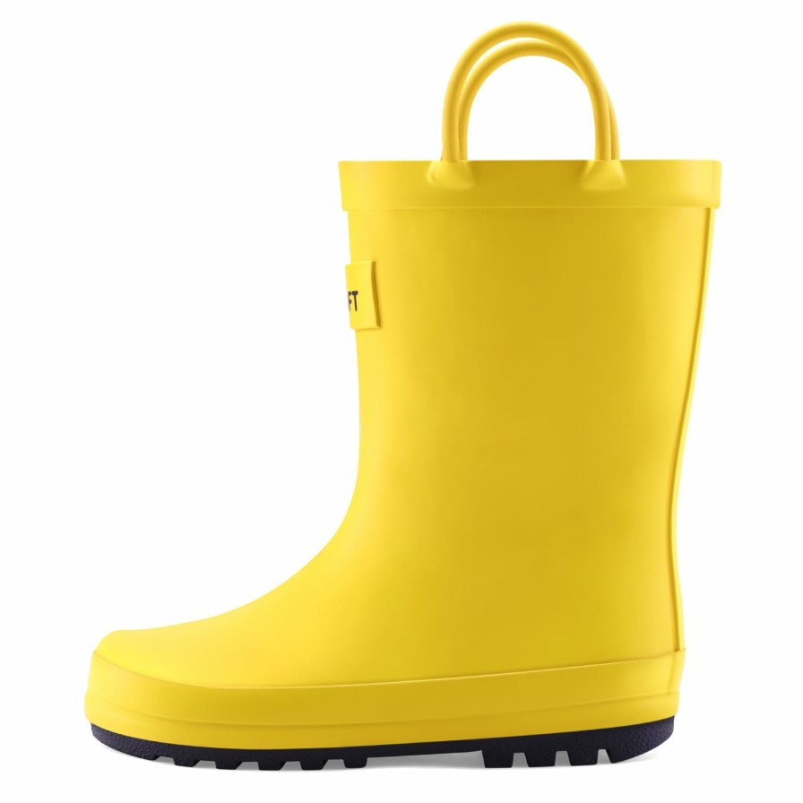 Kids my soft | Solid Color Waterproof Rubber Rain Boots