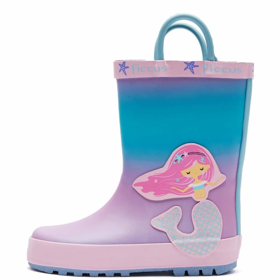 Kids my soft | Mermaid Princess Kids Rain Boots