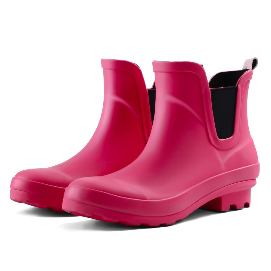 Women my soft | Matte Chelsea Short Rain Boots