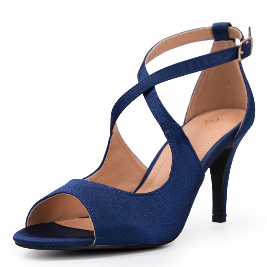 Women my soft Dress Heels | Open Toe Crossover Heeled Sandals