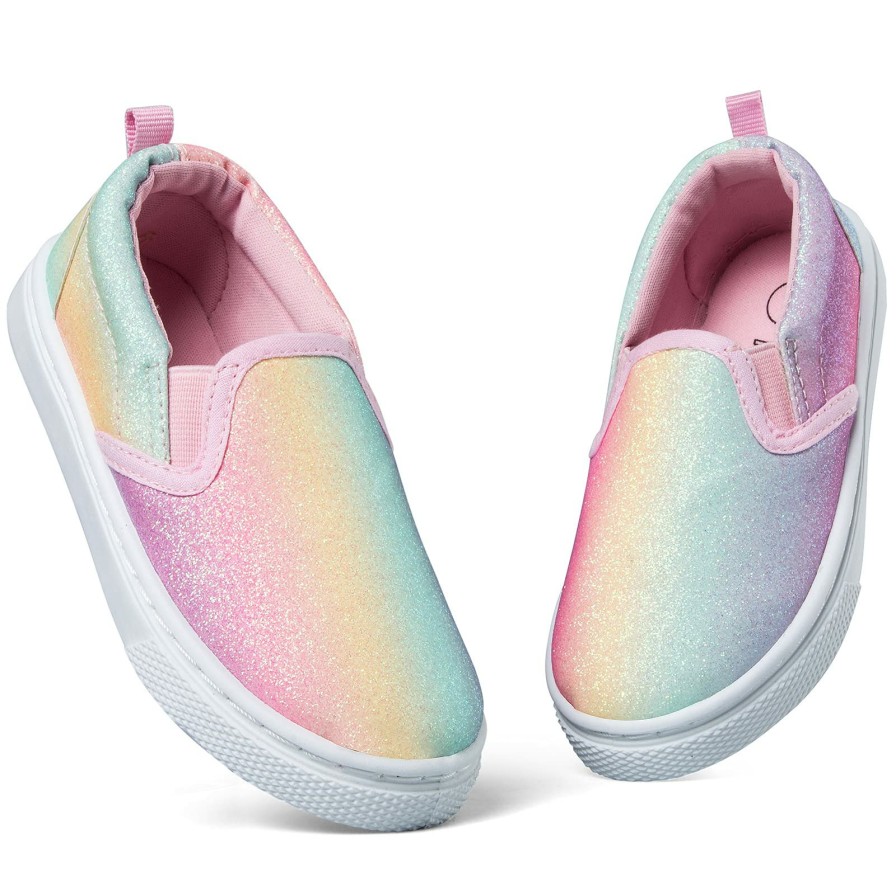 Kids my soft | Gradient Glitter Slip-On Espadrilles