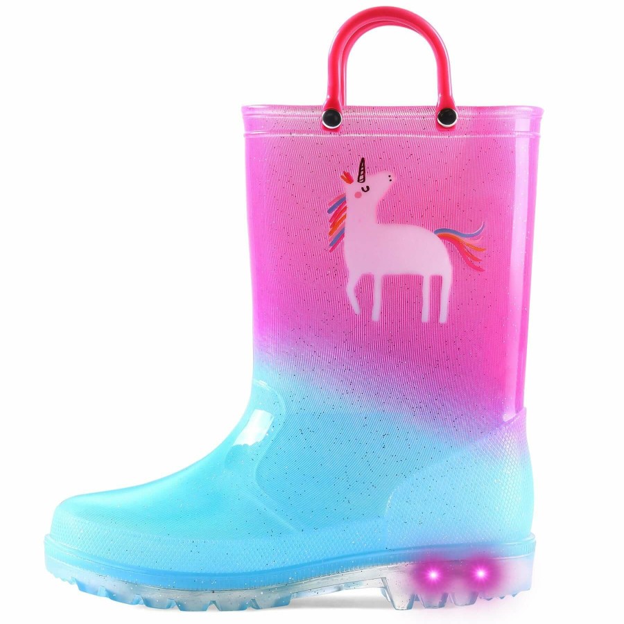 Kids my soft | Unicorn Kids Rain Boots With Lights