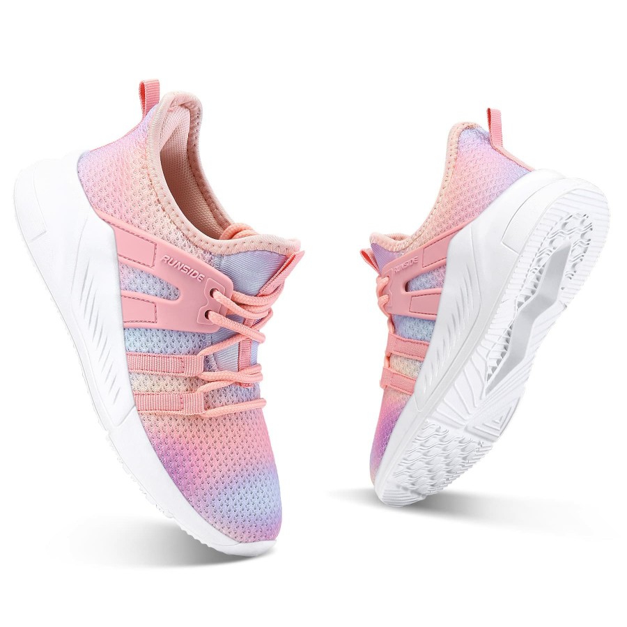 Kids my soft | Pink Mesh Athletic Shoes For Kids