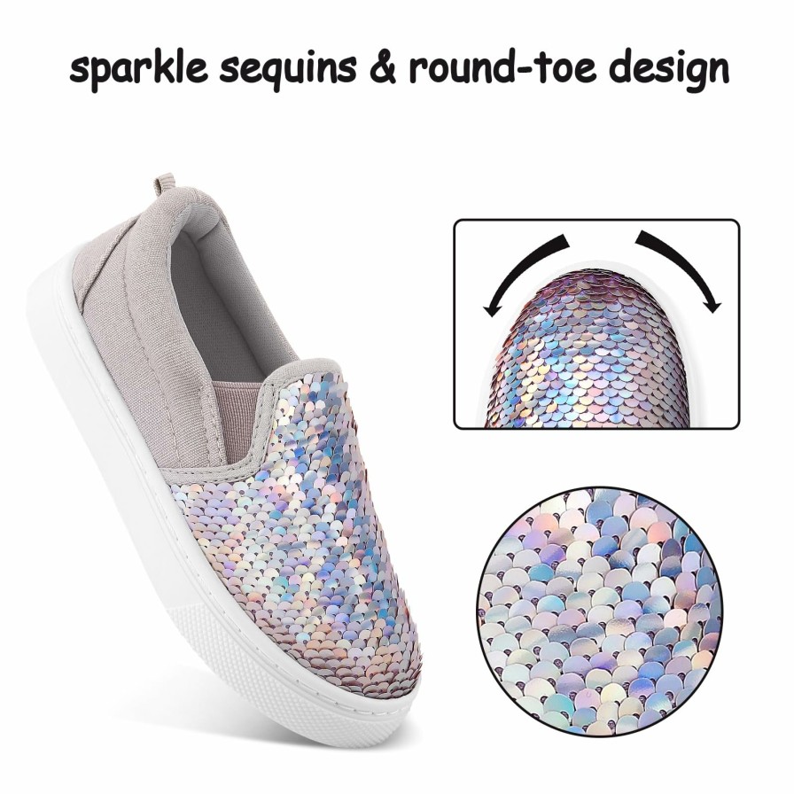 Kids my soft | Sparkle Sequins Canvas Walking Shoes