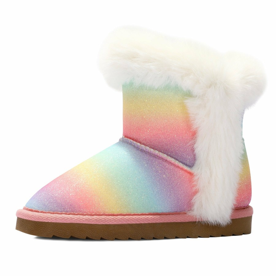 Kids my soft | Iridescent Glitter Winter Warm Snow Boots