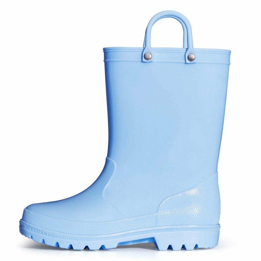 Kids my soft | Solid Color Easy-On Handle Rubber Rain Boots