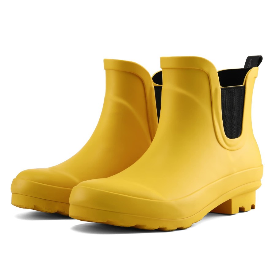 Women my soft | Matte Chelsea Short Rain Boots