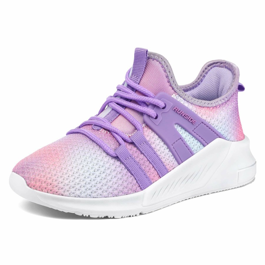 Kids my soft | Purple Mesh Athletic Shoes For Kids