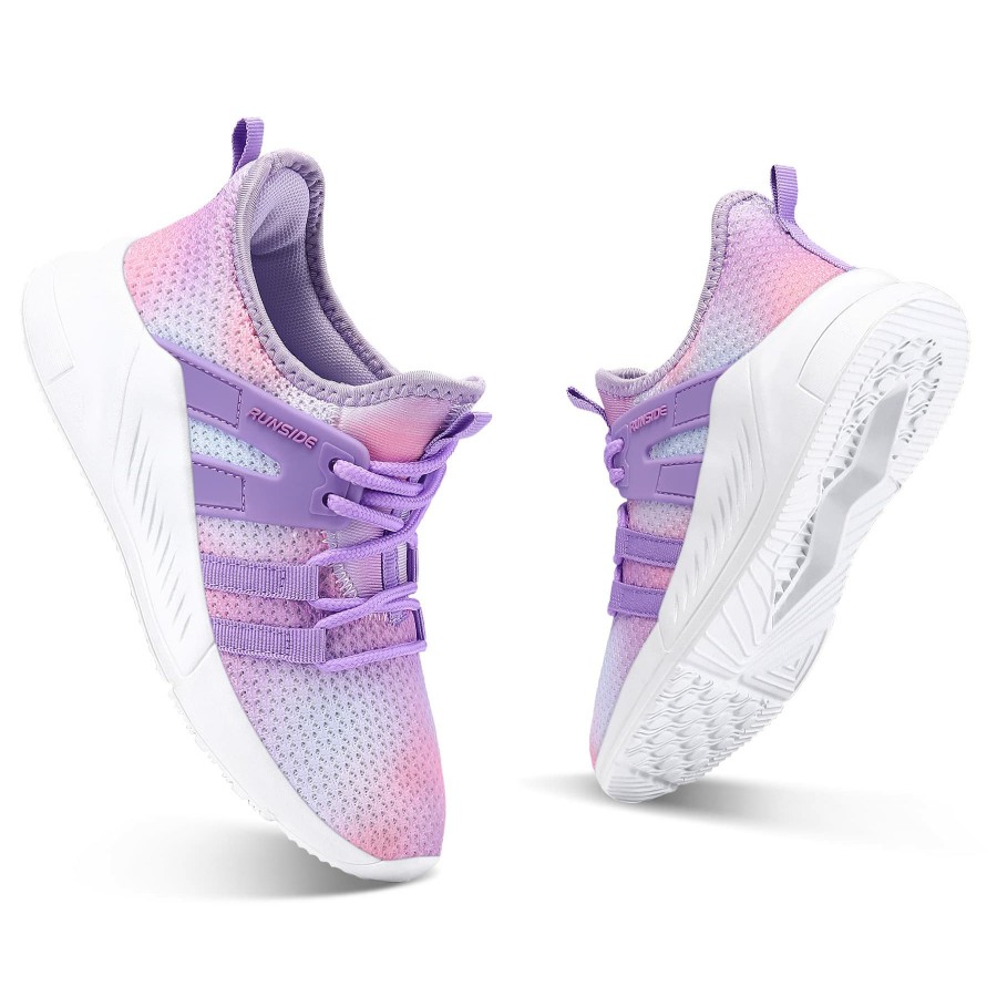 Kids my soft | Purple Mesh Athletic Shoes For Kids